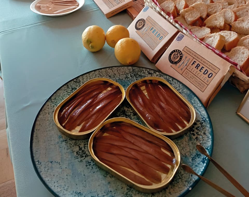 degustacion anchoas premium catering gines